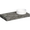 Kompaktná doska pod umývadlo s umývadlom Intedoor TRENTA Compact imitácia bridlice x 90 cm až 160 cm x 50 cm S výrezom