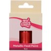 FunCakes Metalická tekutá farba Červená Red 30 ml