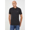 Bavlnené polo tričko United Colors of Benetton 3089J3179.100. čierna XL