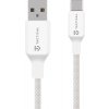 Tactical 143183 Stitch Thread USB-A - USB-C 0,3m bílý