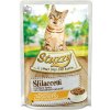 Agras Delic Stuzzy Cat Shreds - Trhané kuracie mäso so šunkou 85g