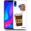 Picasee silikónový prehľadný obal pre Huawei Nova 3 - Cute coffee