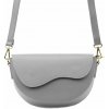 Luka kožená kabelka KZ49460 sivá