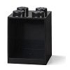 LEGO Brick 4 závesná polica čierna