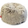 Beanbag Sedací vak Shaggy Multicolor white-brown