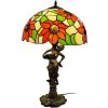Brilagi - Tiffany vitrážová stolná lampa SUNFLOWER 1xE27/60W/230V BRT-8004D + záruka 3 roky zadarmo