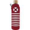 Drink it Sklenená s neoprénovým obalom Rozmarné léto 350ml