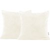 Obliečky na vankúše Decoking Xela krémové 45x45 - 2 kusy, veľkosť 45x45*2