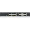 Switch Zyxel GS1900-24EP, 24-port GbE L2, 12 Port PoE Smart Switch, rackmount, 130 Watt (GS1900-24EP-EU0101F)