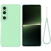 PROTEMIO 76835 RUBBER Ochranný obal pre Sony Xperia 1 VI zelený
