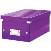 Leitz WOW Click & Store DVD 20,6 x 14,7 x 35,2 cm, purpurová