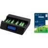Tronic® Nabíjačka batérií s funkciou rýchleho nabíjania TAL 1000 B3 + Ni-MH nabíjateľné batérie Aaa, 4 kusy (800010719)