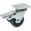 Geko Otočné koleso s brzdou 50 mm PP/guma (100)