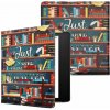 Puzdro KW Mobile - Library Motto - KW5784904 - pre Amazon Kindle Oasis 2/3 - viacfarebné (KW Mobile obal na Amazon Kindle Oasis 2/3, flip, Library Motto, viacfarebné, vrecko, AutoSleep + záruka 3 roky