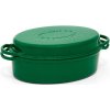 Big Green Egg Liatinový pekáč oválny zelený 5,2l