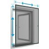 Easy Life Sieť proti hmyzu Edge Plus, 70 – 80 × 120 – 140 cm, polyester, hliník, sivá, 88-000-2087