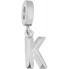 Linda's Jewelry Prívesok na náramok Písmeno K chirurgická oceľ IP051 +Darčekové vrecúško zdarma