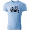 T-ričko BMW S1000RR pánske tričko Farba trička: Nebeská Modrá, Veľkosť: XS