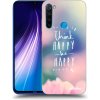 Picasee silikónový prehľadný obal pre Xiaomi Redmi Note 8 - Mysli pozitívne!
