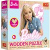 TREFL Drevené obrysové puzzle Barbie 50 dielikov