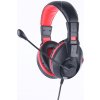 Marvo H8321S, slúchadlá s mikrofónom, drôtová, čierna, 2 x 3.5 mm Jack, DOPREDAJ