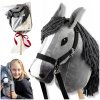 Kôň na palici Skippi Hobby Horse szary