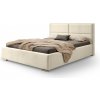 Wilsondo Čalúnená manželská posteľ s úložným priestorom Loretta 180x200 - smotanová