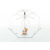 DOPPLER Kids Lang AC Transparent SUNSHINE - průhledný dětský holový deštník transparentní 77354MW02