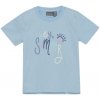 COLOR KIDS-Girls T-shirt W. Print S/S-7148-Summer Song Modrá 152