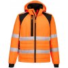 PORTWEST HI-VIS WX2 CD863 ECO / Reflexná prešívaná bunda - HV oranžová/čierna XXXL