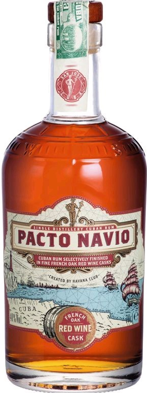 Pacto Navio French Oak red Wine Cask 40% 0,7 l (čistá fľaša)