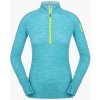 Zajo Nora Merino W Zip Top LS Dusty Turquoise - S