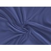 Kvalitex Saténové prestieradlo s gumou 200x200cm tmavo modré
