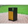 NaK Kôš na smeti W165 65l, orech