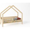 Elis design Domčeková posteľ DOMINANT Premium s voliteľnou zábranou rozmer lôžka: 80 x 190 cm, šuplík, nožičky: s nožičkami, bez šuplíka, zábrany: obe