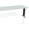 Rokovací stôl Flex, 160x75,5x80 cm, sivý/kov