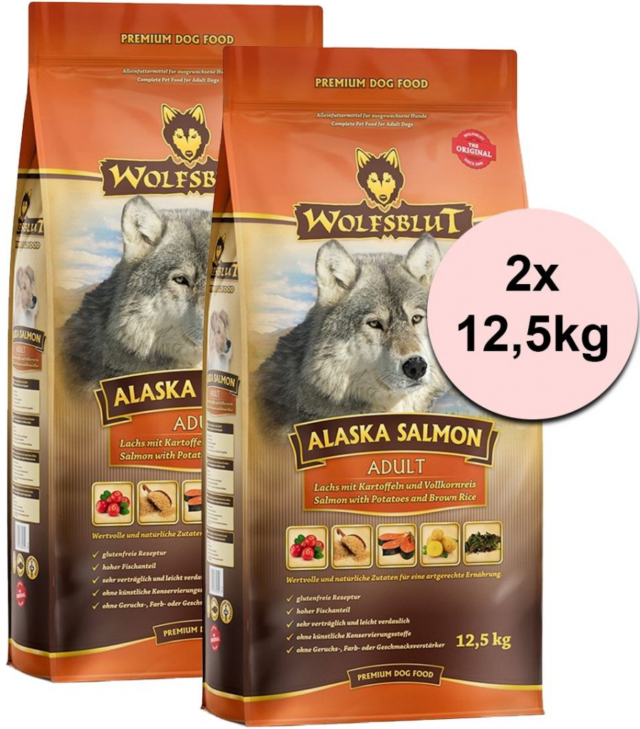 Wolfsblut Alaska Salmon 2 x 12,5 kg