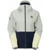 SCOTT vodeodolná bunda - EXPLORAIR LIGHT DRYO 2.5L W - šedá/modrá/žltá L