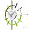 Dizajnové hodiny 10-018 CalleaDesign Crosshair 29cm (viac farebných verzií) Farba zelené jablko-76