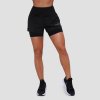 GymBeam dámske bežecké šortky 2in1 Pulse black