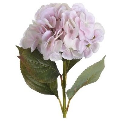 Umelá kvetina Hortenzia svetloružová, 65 cm