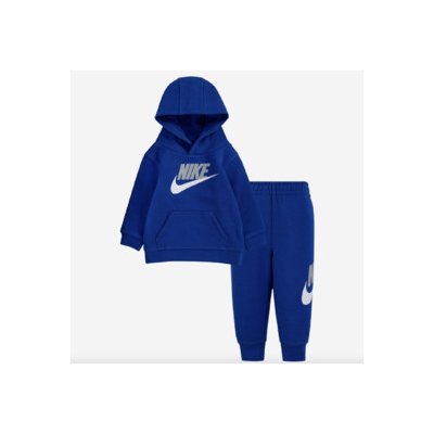 Nike fleece po hoodie & jogger 2pc set H335-U89 Modrá