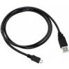 C-TECH kabel USB 2.0 AM/Micro, 2m, černý CB-USB2M-20B