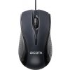 Dicota DICOTA - Maus - rechts- und linkshändig - Laser myš, prenos USB, 3 tlačidlo, 1200 dpi, čierna; D32011