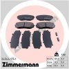 ZIMMERMANN Sada brzdovych platniciek kotucovej brzdy 24544.175.1