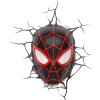 3D LED Light Spider-Man Miles Morales Face 3D (Marvel) 816733024349