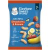 Gerber Snacks Kukuričné chrumky Jahoda a banán 28 g
