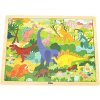 Viga Detské drevené puzzle Viga Dinosauri 48 dielov