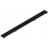 I-Drain DZIGNSTONE - Designový rošt na vaničky Solid Linear, dĺžka 90 cm, matná čierna DP.GS.IN.0895.Z