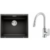 Súprava granitový drez Blanco Subline 500-U 525995, kuchynská batéria Oltens Lista 35202100